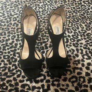 Black Jimmy Choo Heels Sz. 38.5